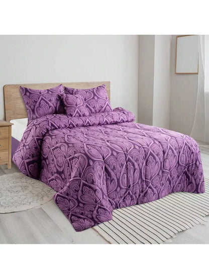 Reversible 5pc Comforter Set 1 Comforter, 2 Pillow Shams