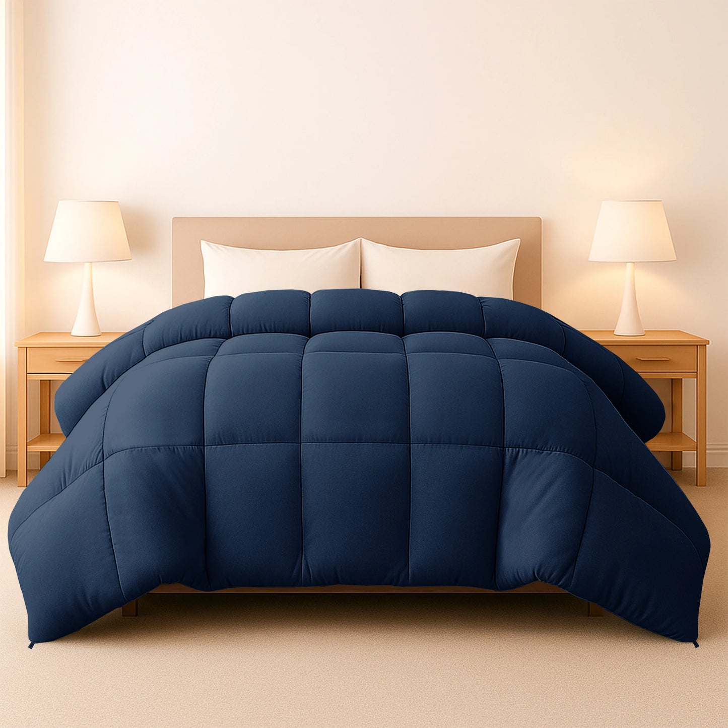 Comforter – 1 Piece Fluffy Duvet  Soft and Cozy Bedding, 102" x 90"