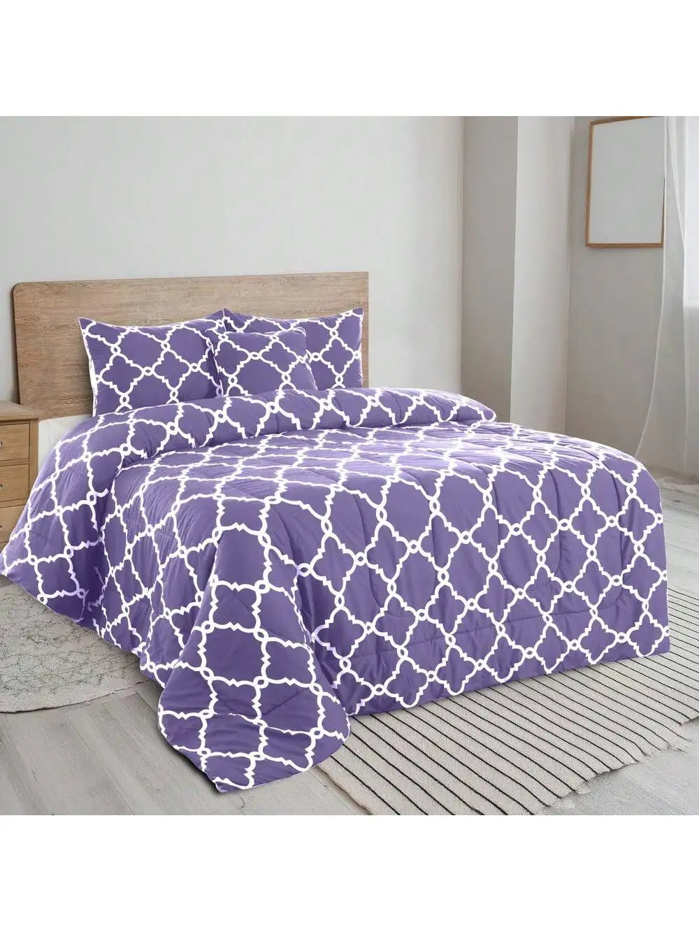 Reversible 5pc Comforter Set 1 Comforter, 2 Pillow Shams
