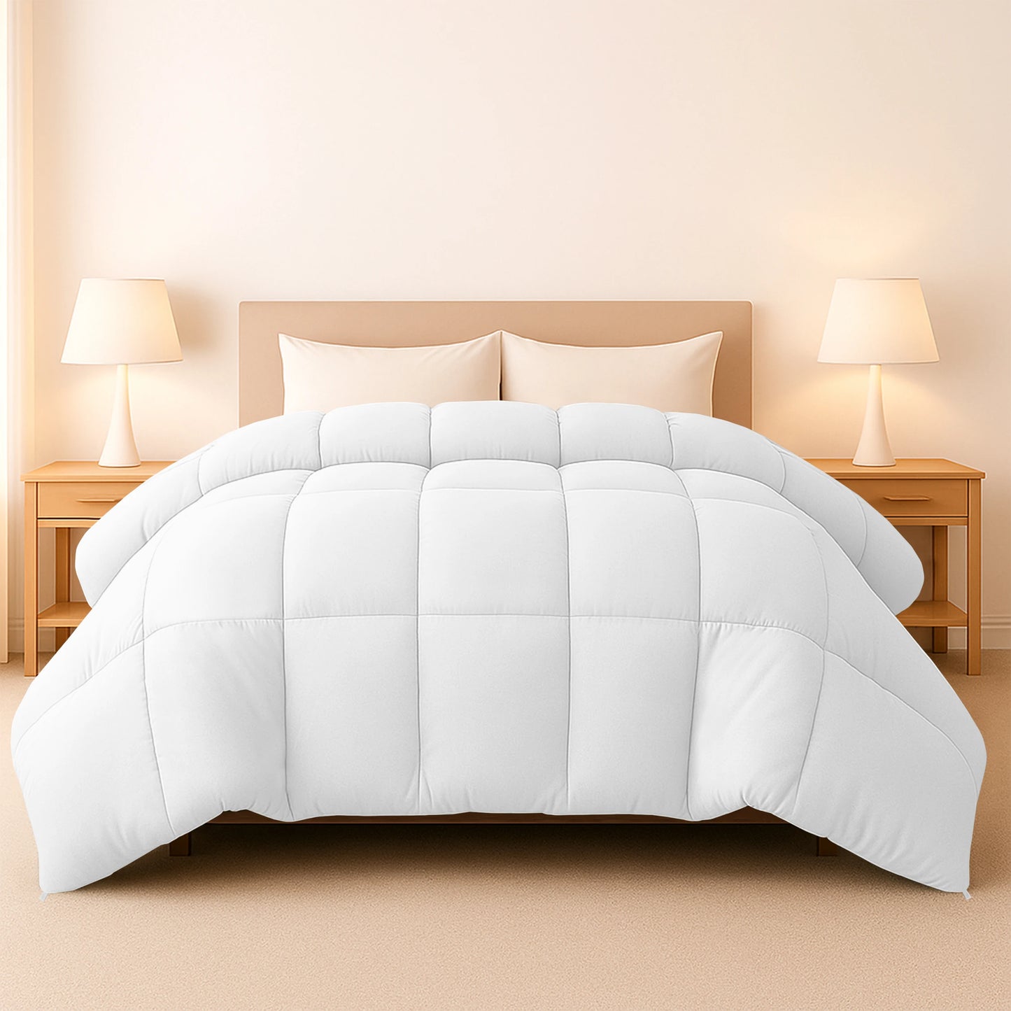 Comforter – 1 Piece Fluffy Duvet  Soft and Cozy Bedding, 102" x 90"