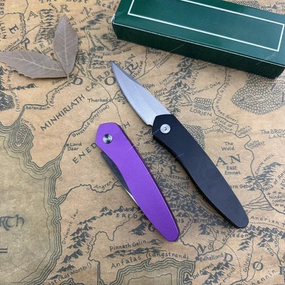 3407 Multi-functiona Folding Knife Durable 440c Steel Outdoor Camping Hiking Tool EDC Knife Practical Cutting Knife Gift for Men
