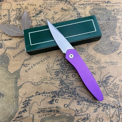 3407 Multi-functiona Folding Knife Durable 440c Steel Outdoor Camping Hiking Tool EDC Knife Practical Cutting Knife Gift for Men