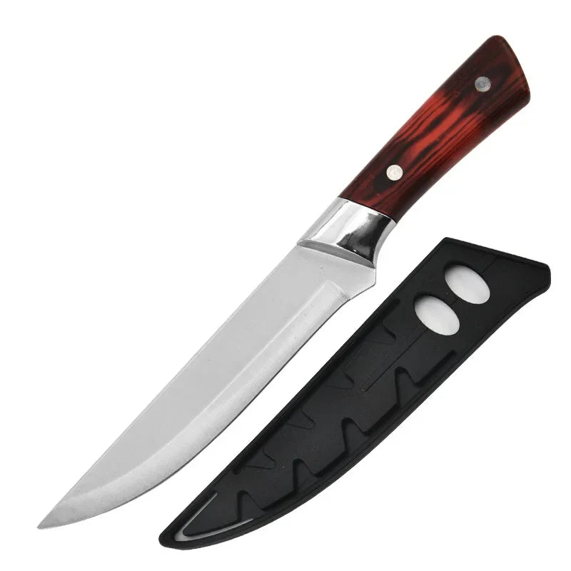 1-4pcs Kitchen Knives Forged Boning Knife Stainless Steel Chef's Knife for Cooking Fruit Knife BBQ Meat Cleaver Butcher Knives