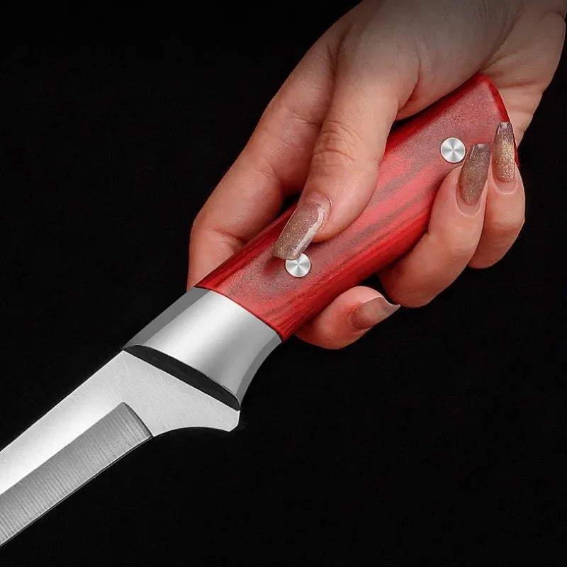 1-4pcs Kitchen Knives Forged Boning Knife Stainless Steel Chef's Knife for Cooking Fruit Knife BBQ Meat Cleaver Butcher Knives