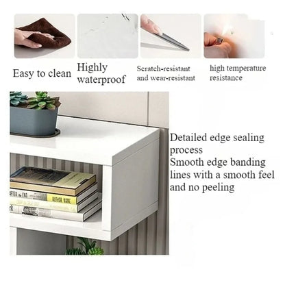 Living room, bedroom, TV cabinet, coffee table cabinet, mini minimalist floor, space saving, minimalist coffee table combination
