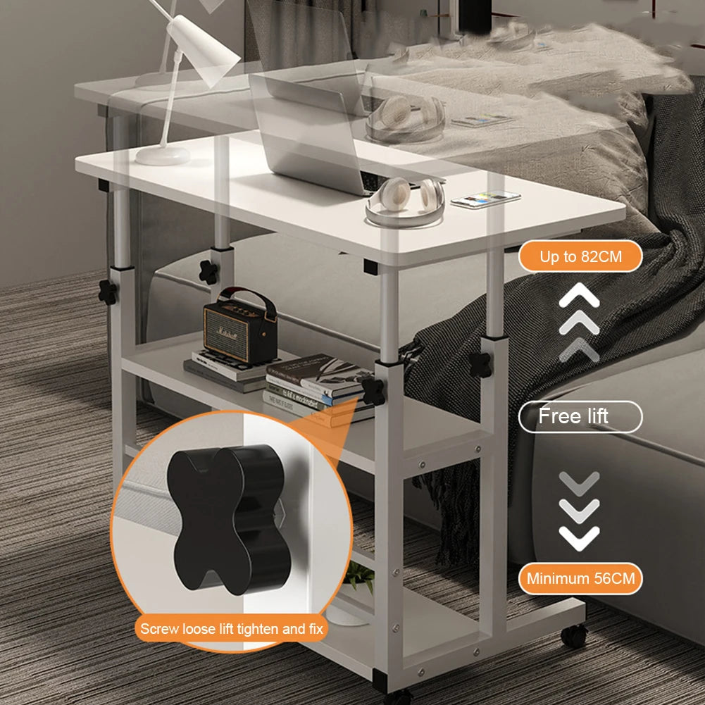 Multi-Layer Standing  Computer  Workstation  Bedside Table
