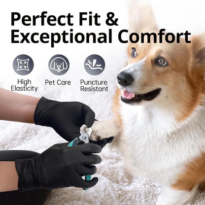 Disposable Gloves Black Home Nitrile Gloves Durable Kitchen Cooking Tools Tattoo Washing Car Gardening Cleaning Work Gloves