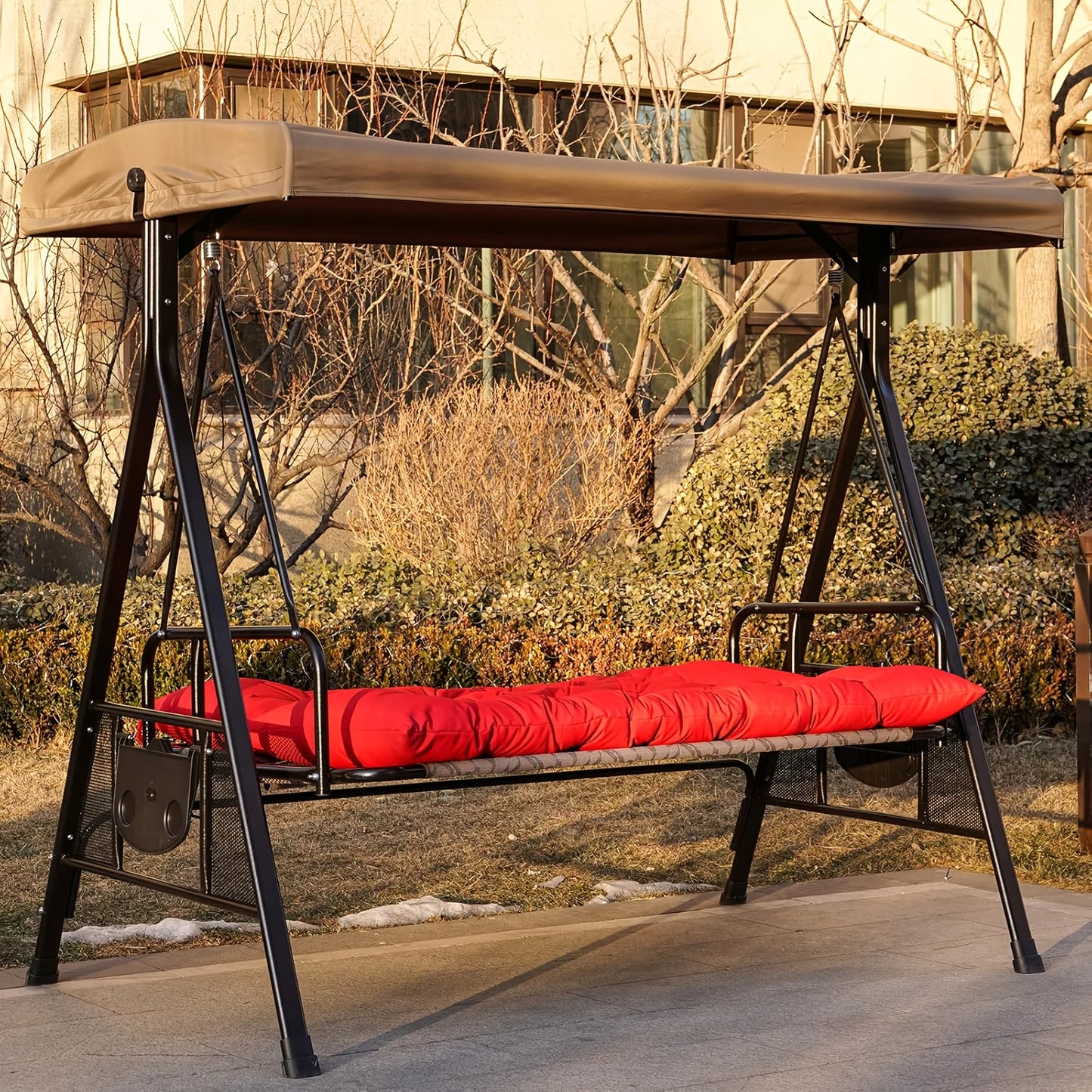 Porch Swing Cushion, Waterproof Outdoor Bench Replacement Cushion, Suitable For Patio Furniture, Garden Porches, And Two-Sea