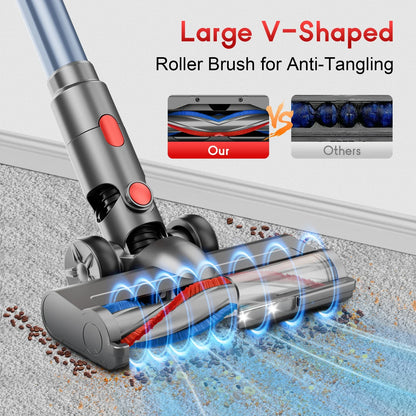 Honki Cordless Vacuum Cleaner 78KPA 45Mins 6*2200mAh Lightweight Stick Vacuum Cleaner for Home Hardwood Floor Carpet Pet Hair