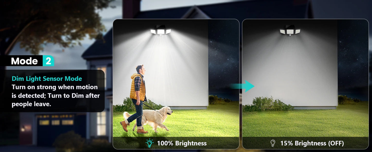 3 Pack  Motion Sensor Security Lights