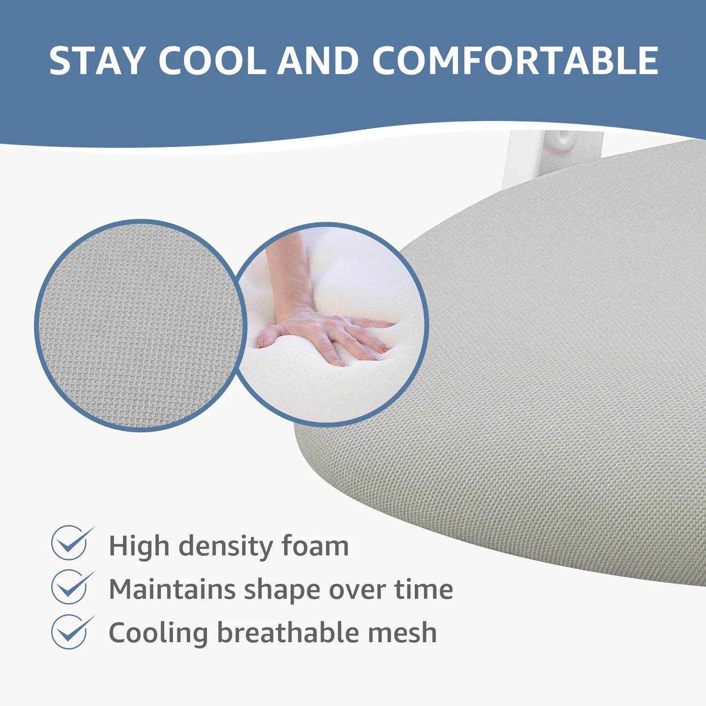 Computer Desk Chair Flip-up Arms Adjustable Headrests Comfortable Lumbar Support