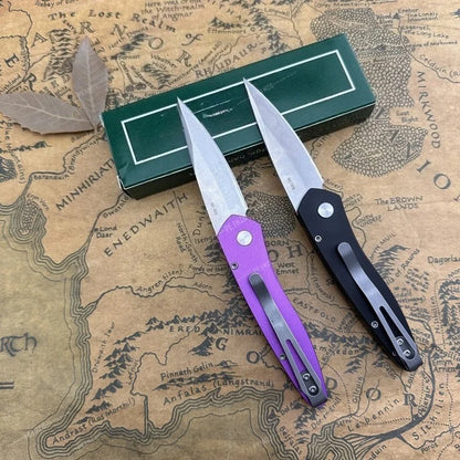 3407 Multi-functiona Folding Knife Durable 440c Steel Outdoor Camping Hiking Tool EDC Knife Practical Cutting Knife Gift for Men