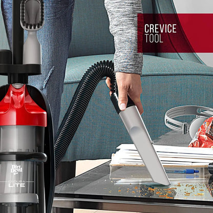 Lightweight Upright Bagless Vacuum Cleaner for Carpet and Hard Floor, Powerful Corded Home Use
