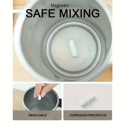 mixing coffee cup LED charging magnetic mixing function