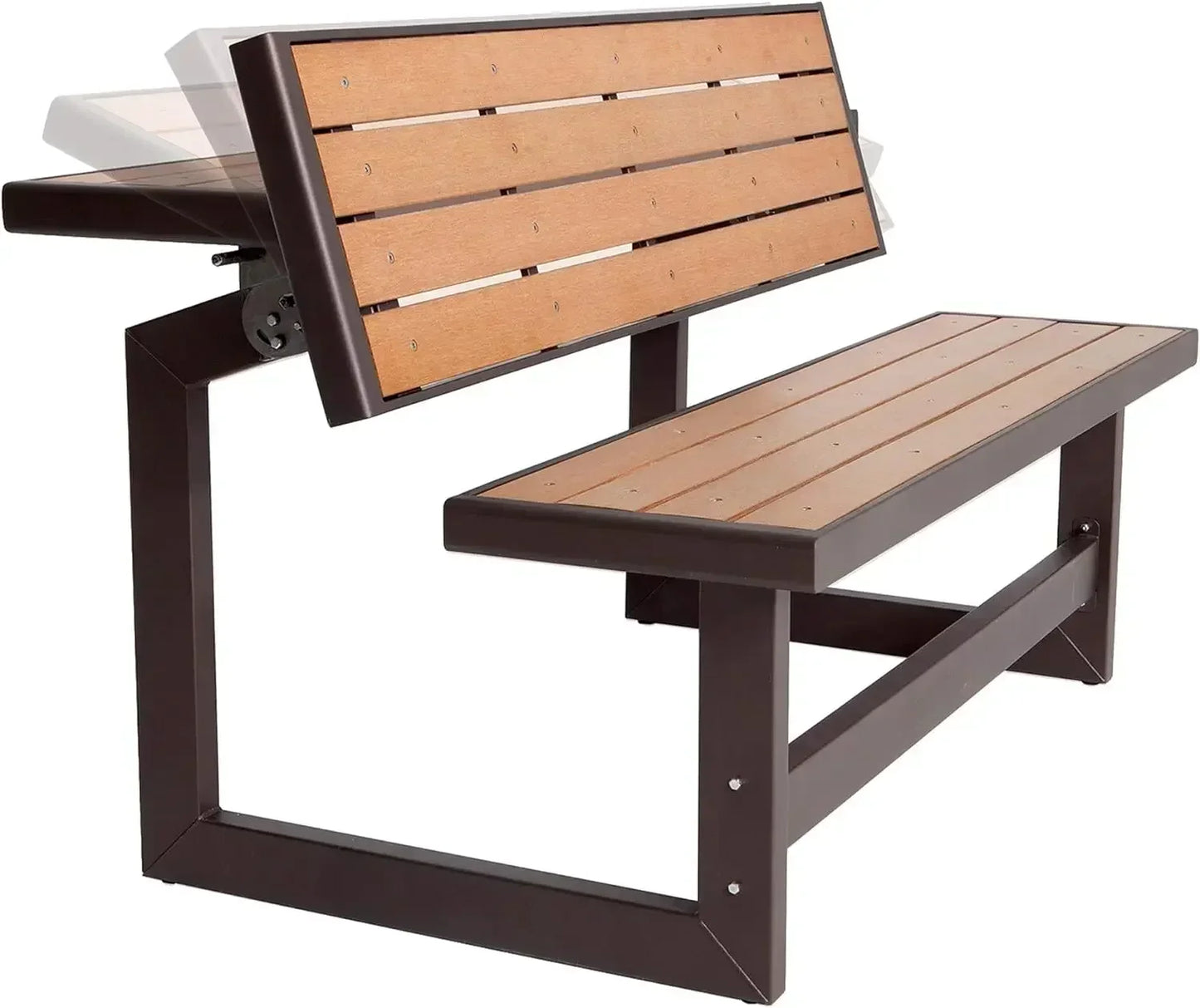 Bestseller60054 Convertible Bench / Table, Faux Wood Construction, BrownTime limitLimited time