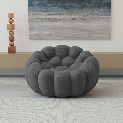 Sdorens 49'' Oversized Boneless Bubble Couch Chair Football-Shaped Design Curved Couch for Living Room No Assembly Required