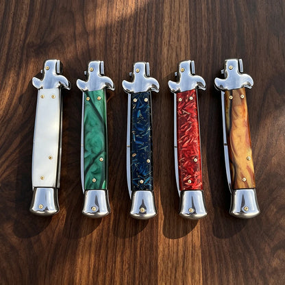 9-inch Pocket Knife Folding knife Stainless steel blade Outdoor Hunting Survival Knife Hiking knife self defense tactical knife Camping Fishing Tools Knife EDC Knife