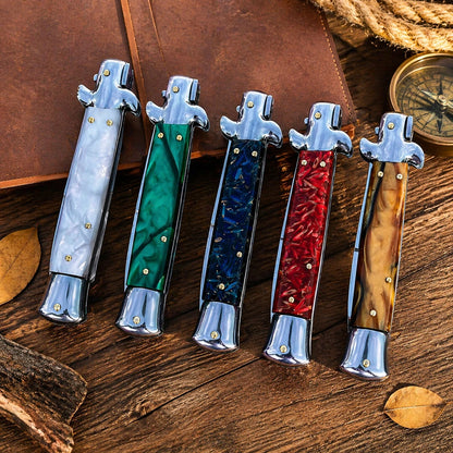 9-inch Pocket Knife Folding knife Stainless steel blade Outdoor Hunting Survival Knife Hiking knife self defense tactical knife Camping Fishing Tools Knife EDC Knife