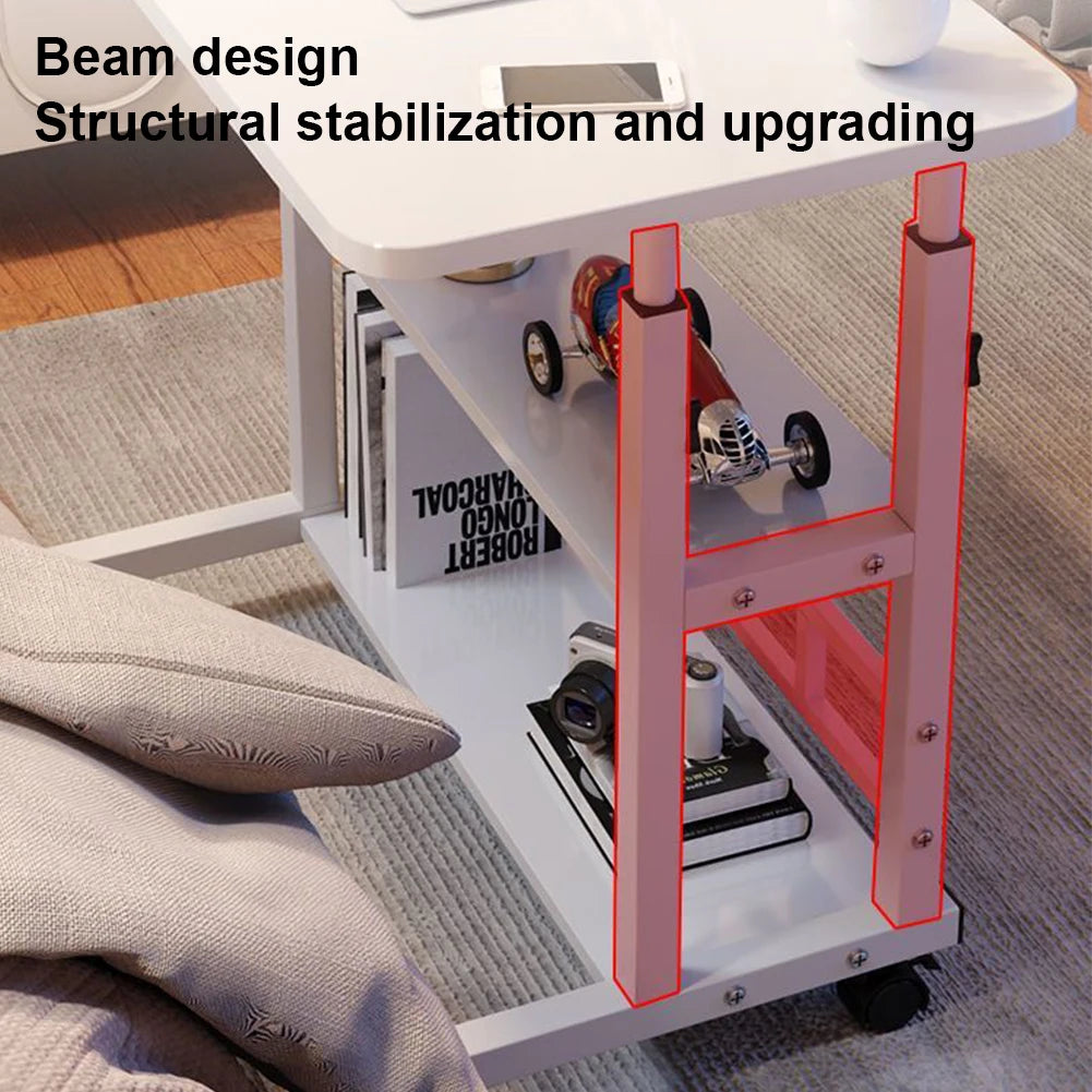 Multi-Layer Standing  Computer  Workstation  Bedside Table