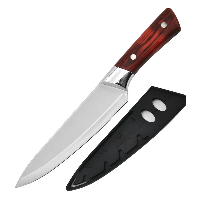 1-4pcs Kitchen Knives Forged Boning Knife Stainless Steel Chef's Knife for Cooking Fruit Knife BBQ Meat Cleaver Butcher Knives