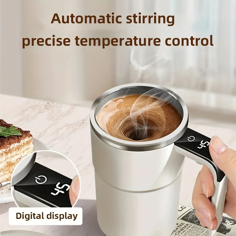 mixing coffee cup LED charging magnetic mixing function