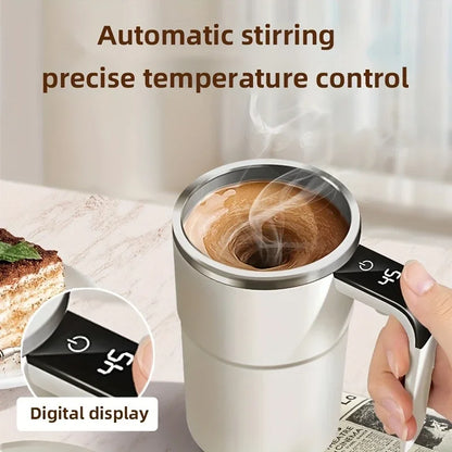 mixing coffee cup LED charging magnetic mixing function