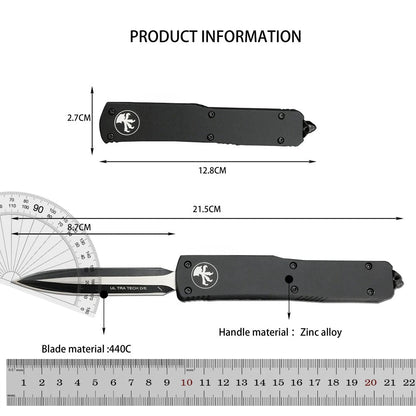 UT70 A High-quality Zinc Alloy Handle Outdoor Folding Knife Rock Climbing Camping Portable Holiday Gifts Essential Equipment Tool