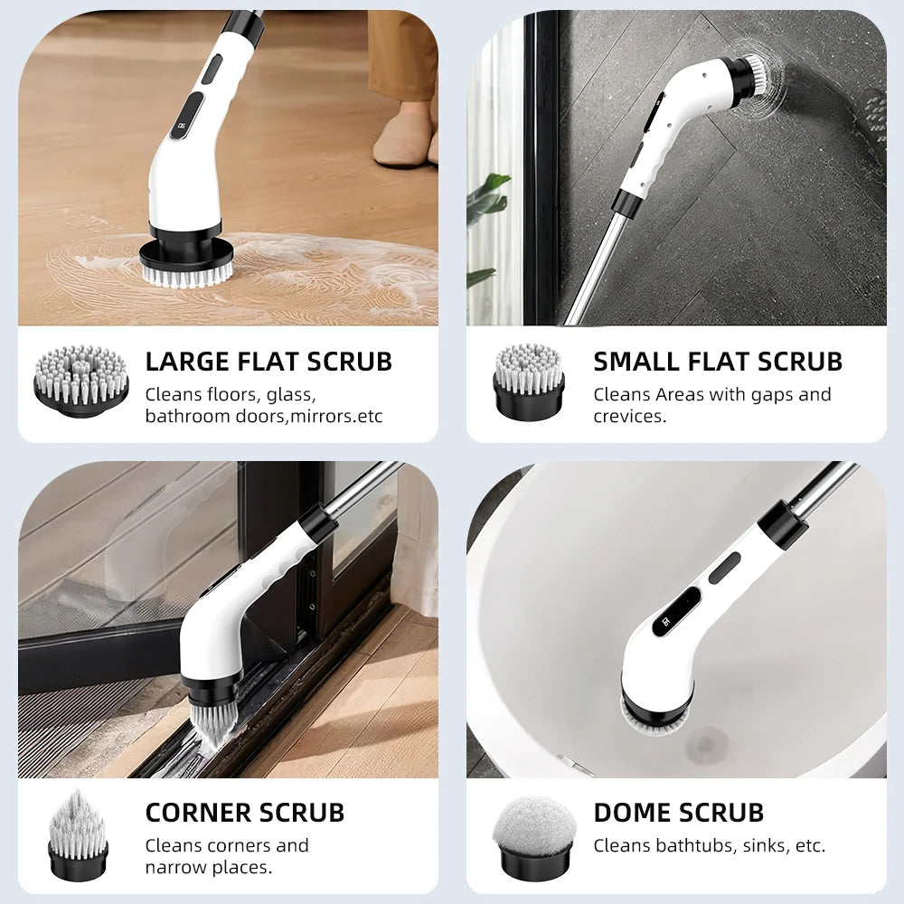 9-in-1 Electric Cleaning Brush Cordless