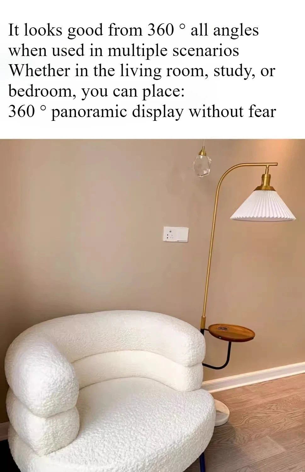 Internet celebrity backrest sofa lamb wool lazy sofa chair living room bedroom cloakroom casual makeup chair dresser chair