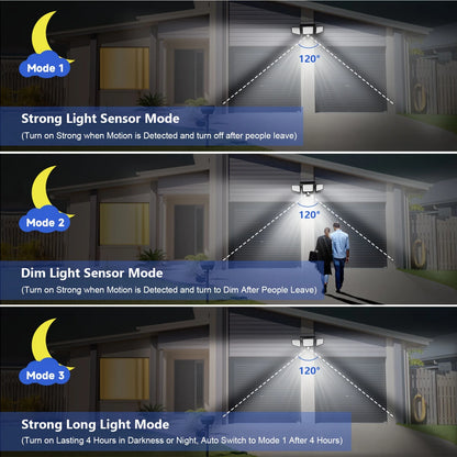 3 Pack  Motion Sensor Security Lights