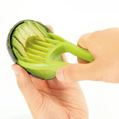 1PC 3 in 1 Avocado Slicer Shea Corer Butter Fruit Peeler Cutter Pulp Separator Plastic Knife Kitchen Vegetable Tools