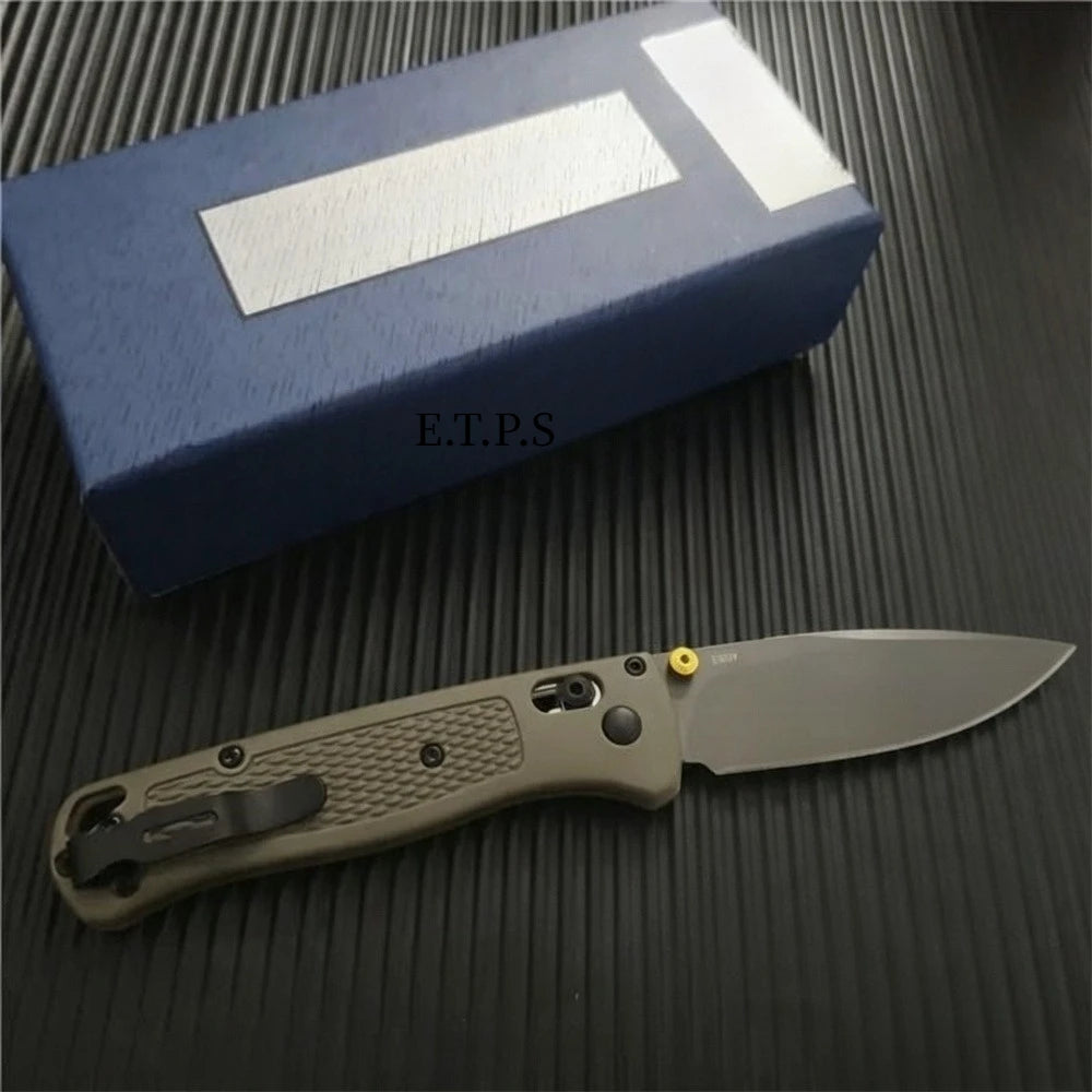 Ranger Green BM535 Bugout AXIS Folding Pocket Knife EDC Knife Outdoor Camping Hunting Fishing Tools