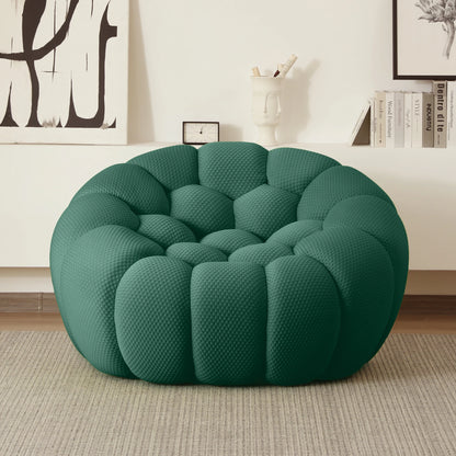 Sdorens 49'' Oversized Boneless Bubble Couch Chair Football-Shaped Design Curved Couch for Living Room No Assembly Required