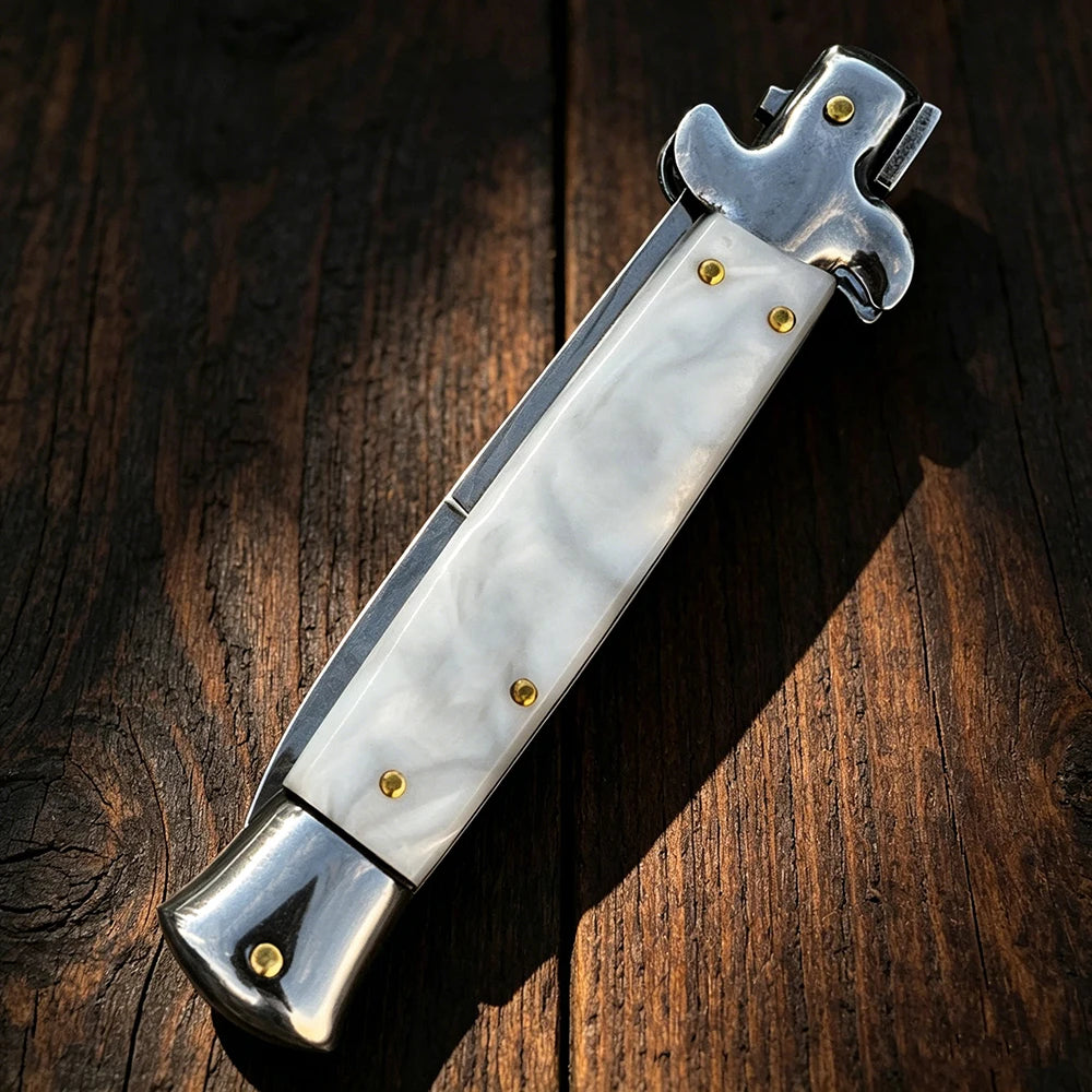 9-inch Pocket Knife Folding knife Stainless steel blade Outdoor Hunting Survival Knife Hiking knife self defense tactical knife Camping Fishing Tools Knife EDC Knife