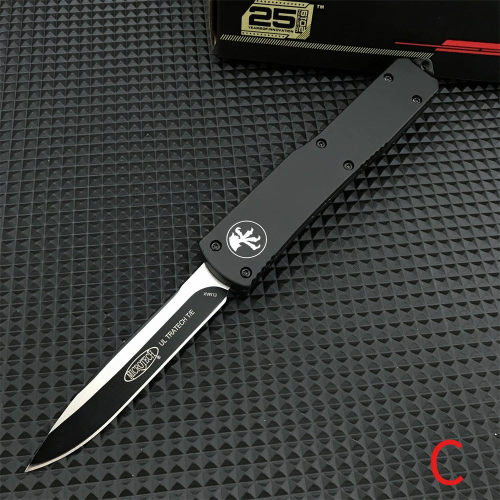 UT70 A High-quality Zinc Alloy Handle Outdoor Folding Knife Rock Climbing Camping Portable Holiday Gifts Essential Equipment Tool