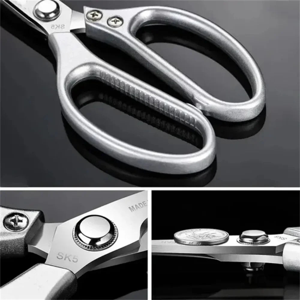 Stainless Steel Kitchen Scissors Handle for Cutting Chicken Bones Meat Fish Scissors Kitchen accessories Kitchen Scissors