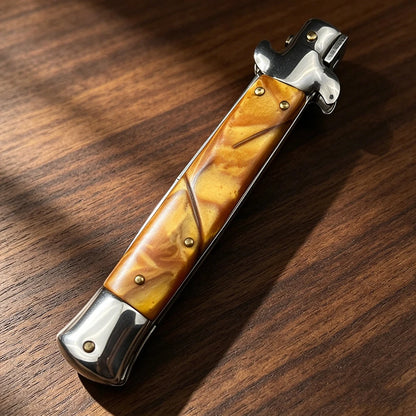 9-inch Pocket Knife Folding knife Stainless steel blade Outdoor Hunting Survival Knife Hiking knife self defense tactical knife Camping Fishing Tools Knife EDC Knife