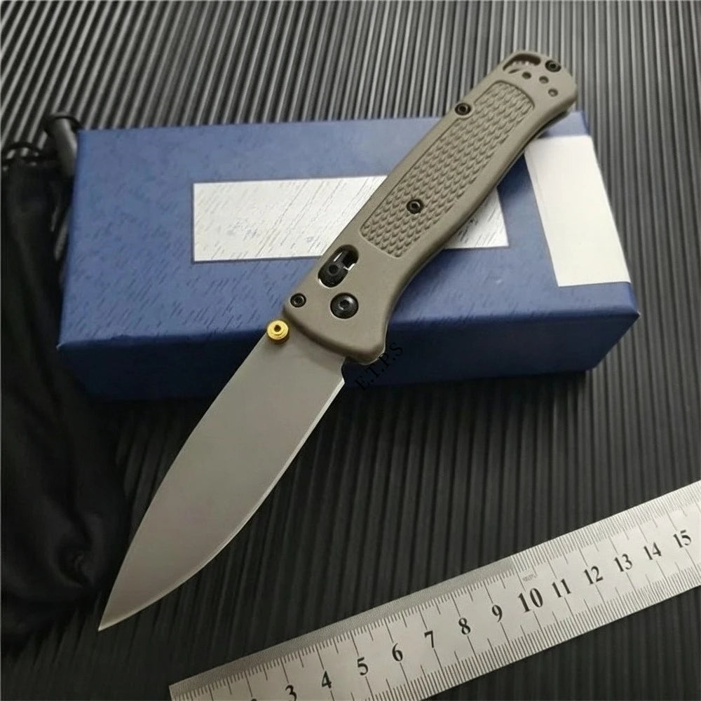 Ranger Green BM535 Bugout AXIS Folding Pocket Knife EDC Knife Outdoor Camping Hunting Fishing Tools