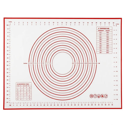 UNTIOR 1PCS Silicone Baking Mat Kneading Pad Dough Mat Pizza Cake Dough Maker Kitchen Cooking Grill Non-Stick Gadgets Bakeware