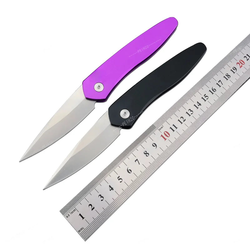 3407 Multi-functiona Folding Knife Durable 440c Steel Outdoor Camping Hiking Tool EDC Knife Practical Cutting Knife Gift for Men